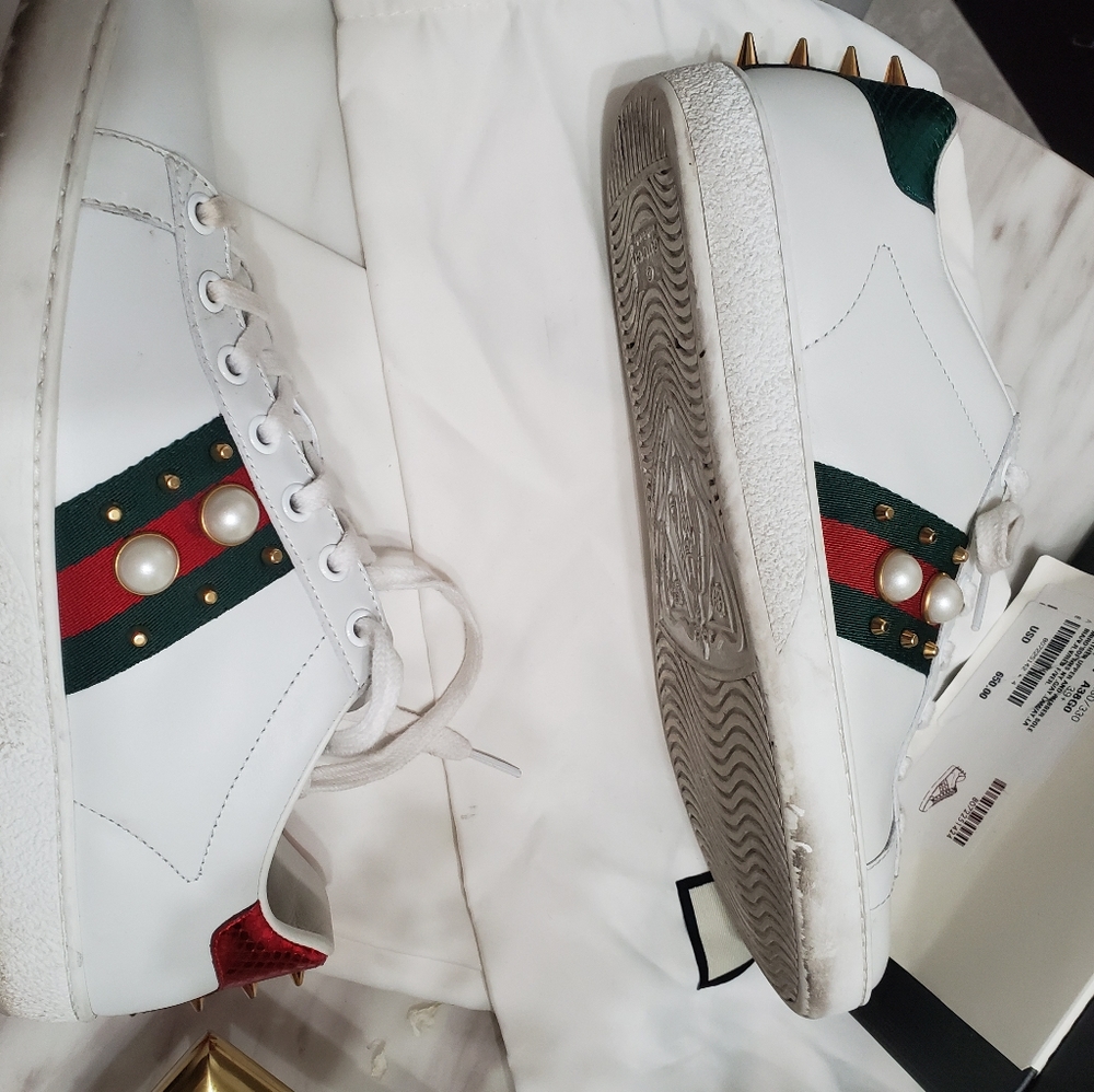 Gucci Ace studded sneakers